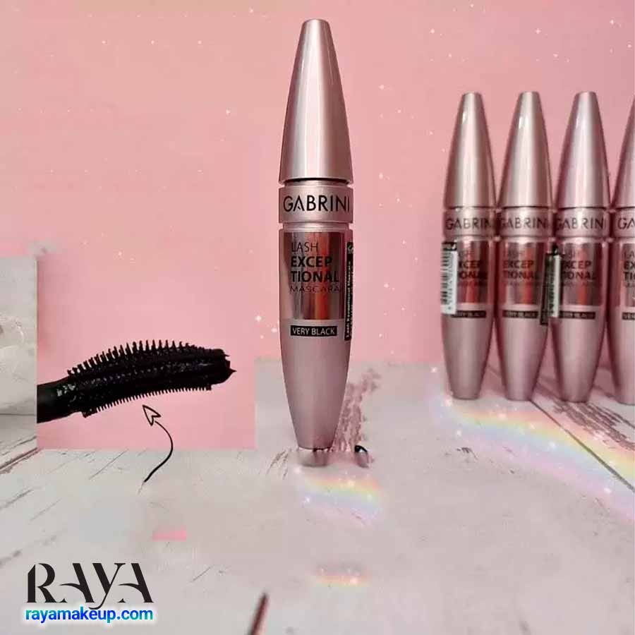 ریمل بلند کننده و حجم دهنده مژه لش اکسپشنال گابرینی Gabrini Lash Exceptional Mascara