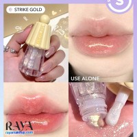 روغن لب آبرسان و مرطوب کننده مدل ژلی واو شیگلم Strike Gold (New Packaging)