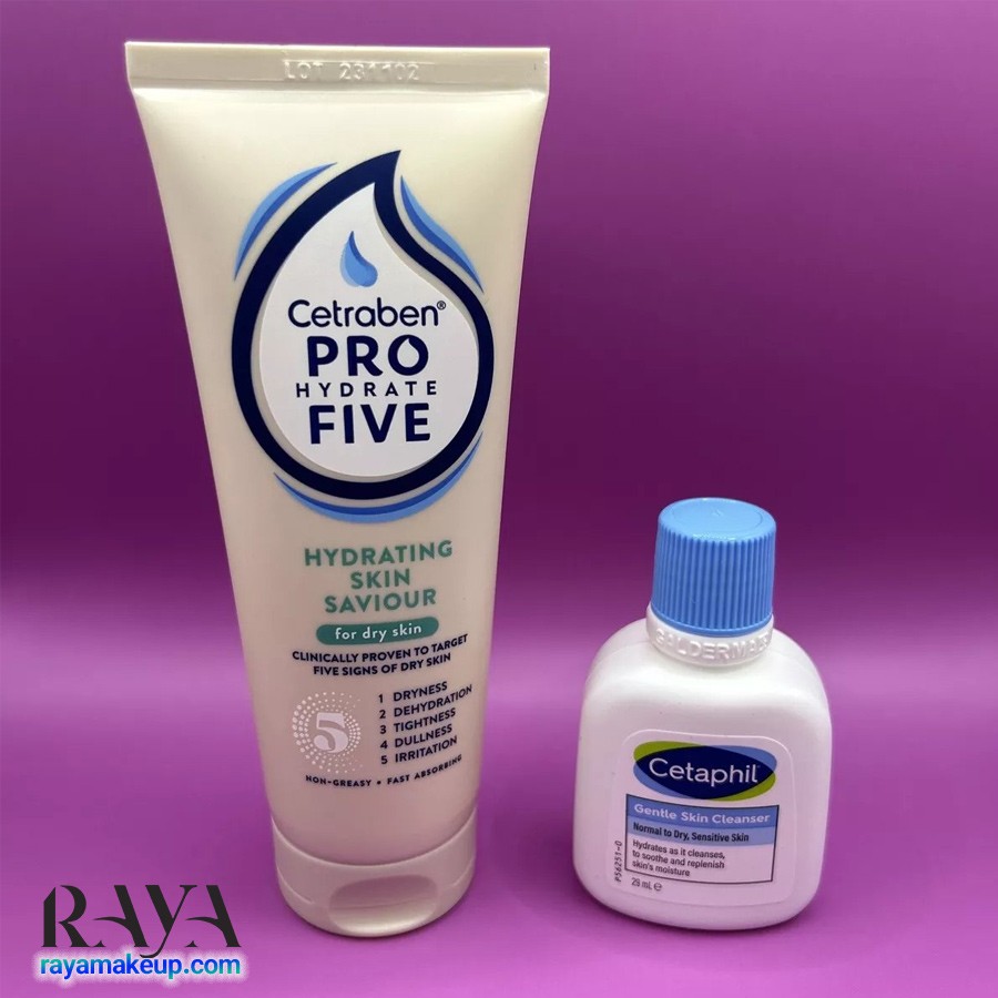 کرم مرطوب کننده قوی مخصوص پوست خشک سترابن هیدریتینگ اسکین سیویور Cetraben Pro Hydrate Five Skin Hydrating Skin Savior