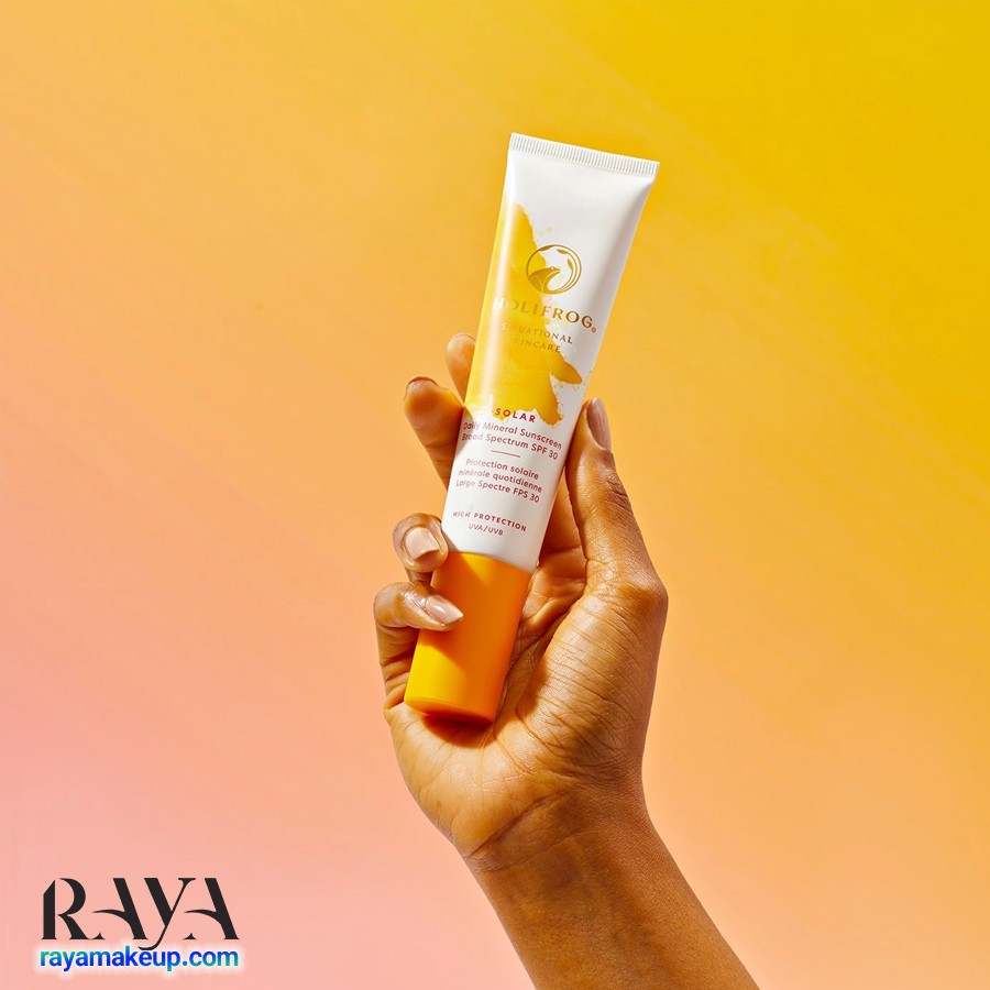 کرم ضد آفتاب روزانه مینرال و فیزیکی با محافظت طیف وسیع SPF 30 هولی فراگ HoliFrog Solar Daily Mineral Sunscreen Broad Spectrum SPF 30