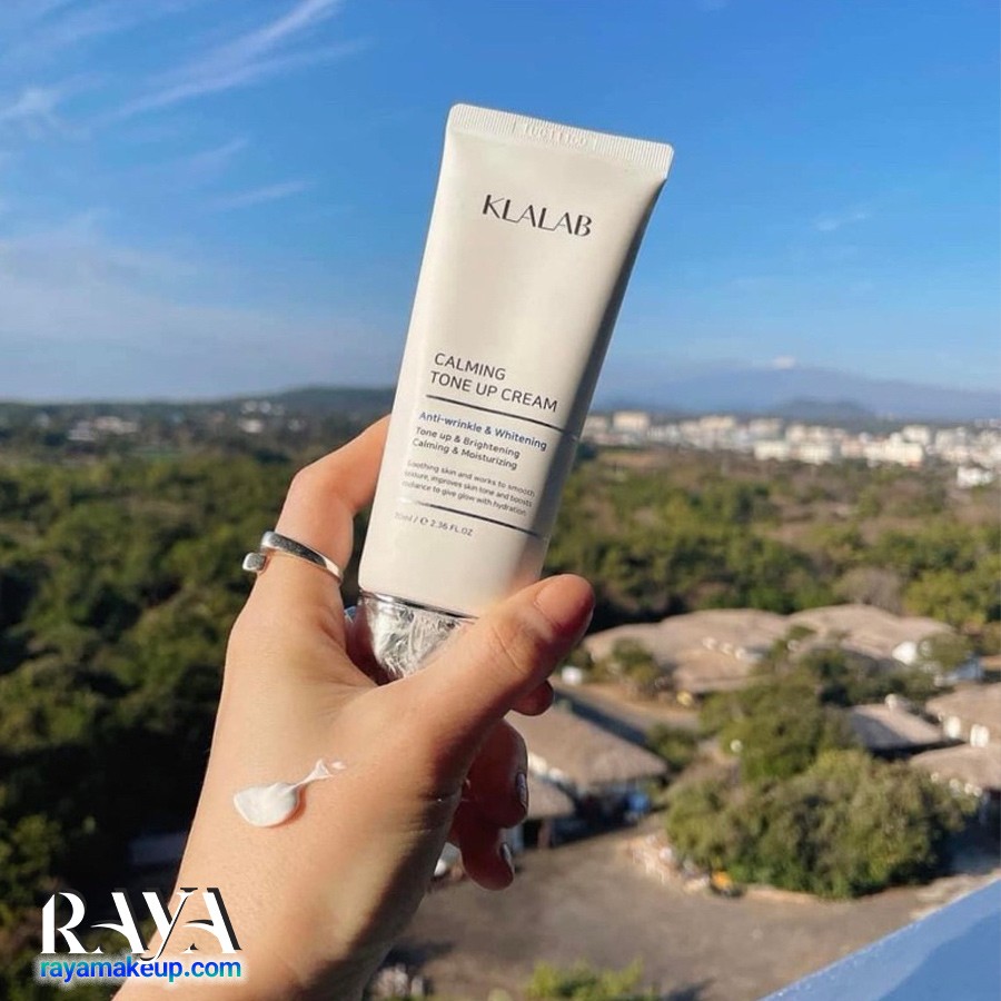 کرم مرطوب کننده آرامش بخش و ضد چروک و روشن کننده کالمینگ تون آپ کلالب Klalab Calming Tone Up Cream