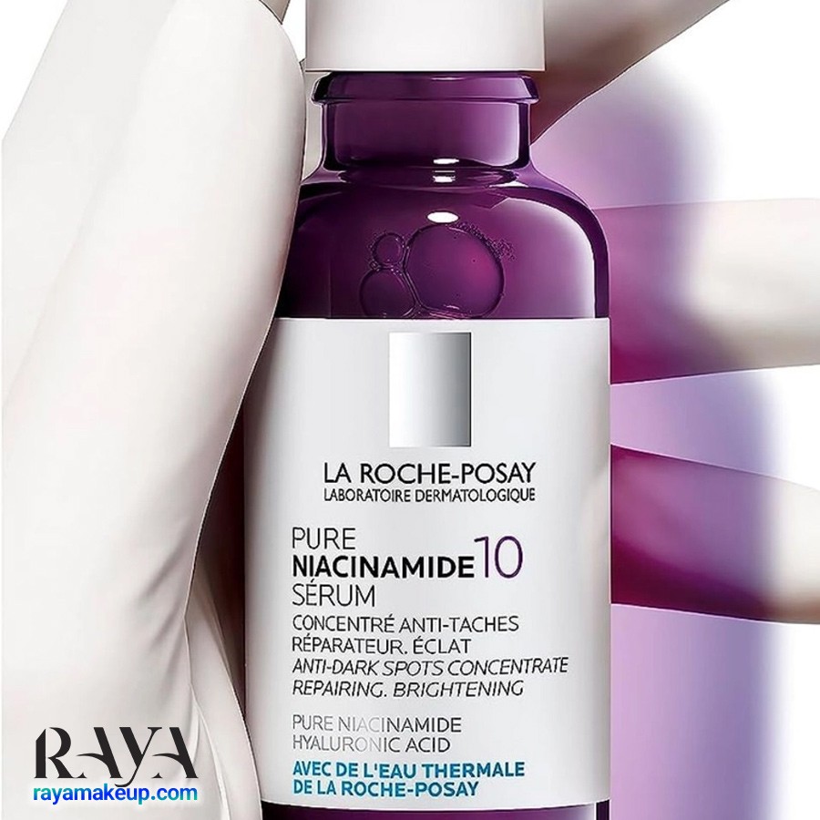 سرم ضد لک و ضد پیری پوست حاوی 10% نیاسینامید خالص لاروش پوزای La roche posay Pure Niacinamide 10% Serum