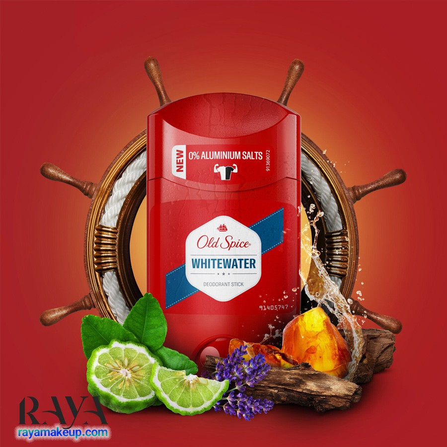 استیک دئودورانت و ضد تعریق مردانه مدل وایت واتر اولد اسپایس Old Spice Whitewater Deodorant Stick