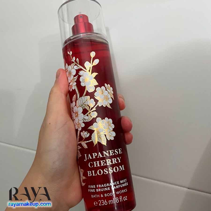 بادی اسپلش خوشبو کننده چپنیز چری بلاسم رایحه شکوفه گیلاس ژاپنی بث اند بادی ورکس Bath & Body Works Japanese Cherry Blossom Fine Fragrance Mist