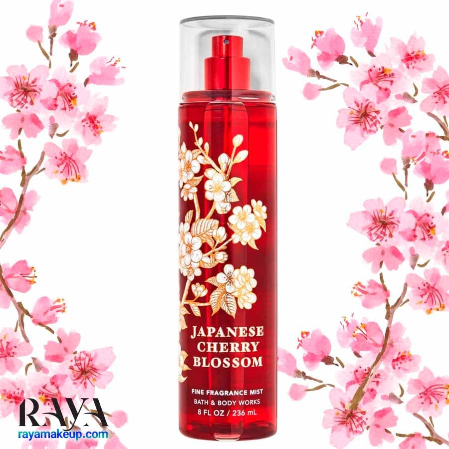 بادی اسپلش خوشبو کننده چپنیز چری بلاسم رایحه شکوفه گیلاس ژاپنی بث اند بادی ورکس Bath & Body Works Japanese Cherry Blossom Fine Fragrance Mist