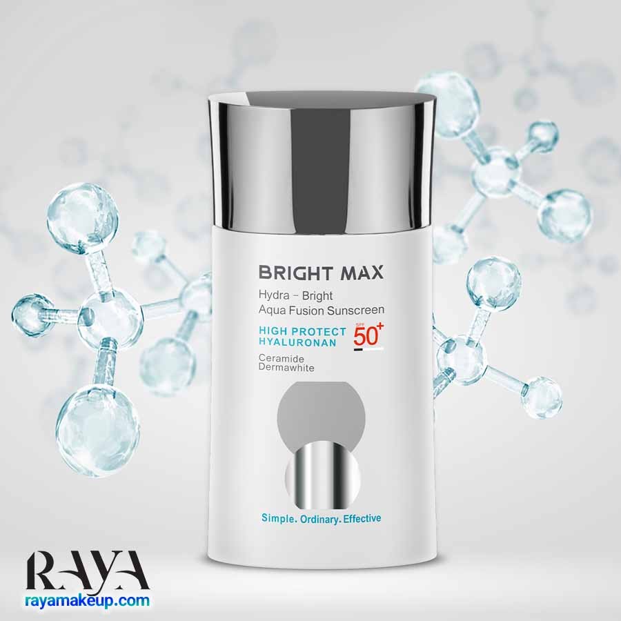 ضد آفتاب آبرسان و ضد لک و چروک برایت مکس هیدرا برایت آکوا فیوژن Bright Max Hydra-Bright Aqua Fusion Sunscreen SPF50+