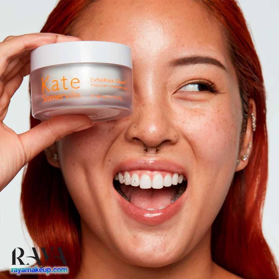 کرم مرطوب کننده و لایه بردار صورت مدل اکسفولیکیت گلو کیت سامرویل Kate Somerville ExfoliKate Glow Moisturizer 