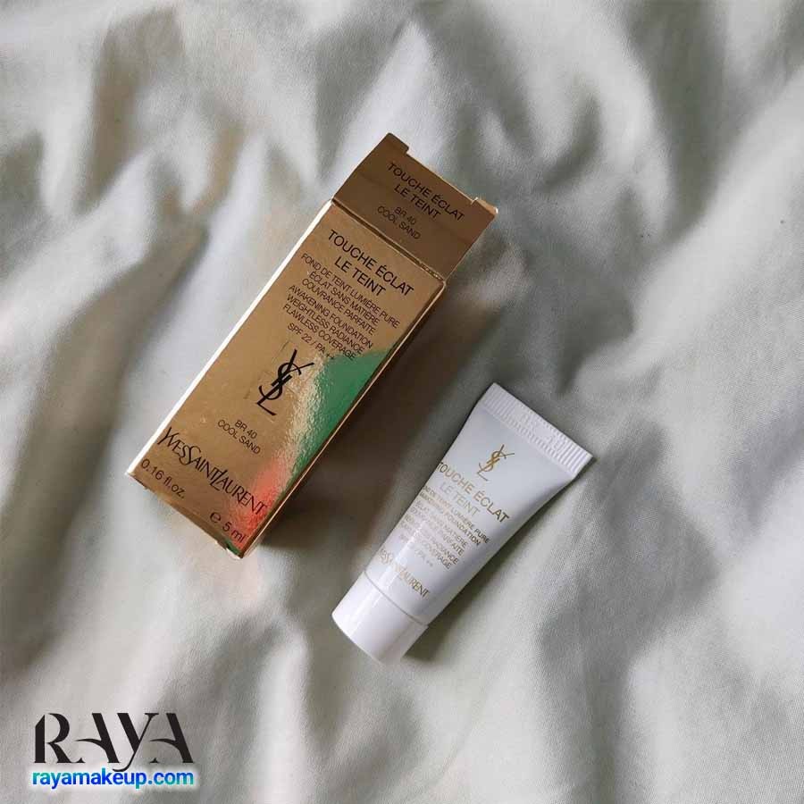 کرم پودر مایع درخشان کننده و آبرسان 24 ساعته ایو سن لورن تاچ اکلت له تینت Yves Saint Laurent Touche Eclat Le Teint