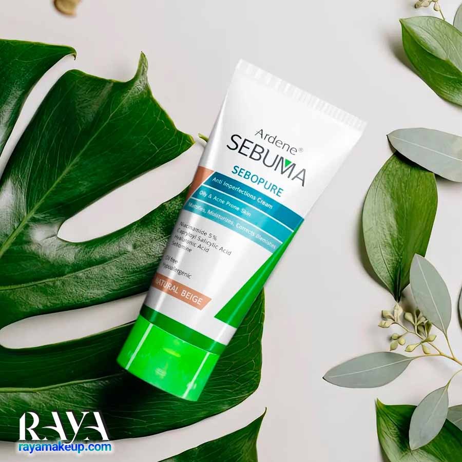 کرم مرطوب کننده رنگی ضد جوش و مات و یکدست کننده پوست سبوما سبوپیور آردن Ardene Sebuma Anti Imperfections Cream For Oily Skin (Mattifying & Moisturizing Cream)