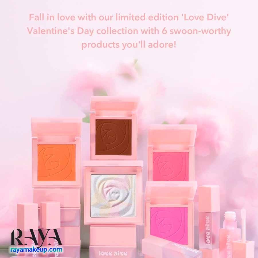 رژگونه پودری مات و طبیعی مدل لاو دایو تندر هارت شیگلم Sheglam Love Dive Tender Heart Powder Blush