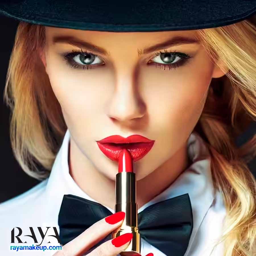 چگونه روی لب های باریک و نازک تر رژ لب بزنیم؟