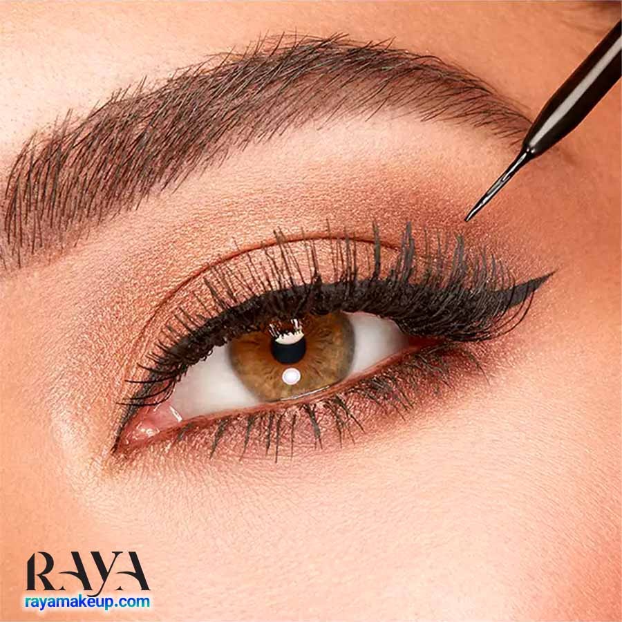 خط چشم مایع و مویی مشکی براق کیکو میلانو مدل دفینیشن Kiko Milano Definition Eyeliner 