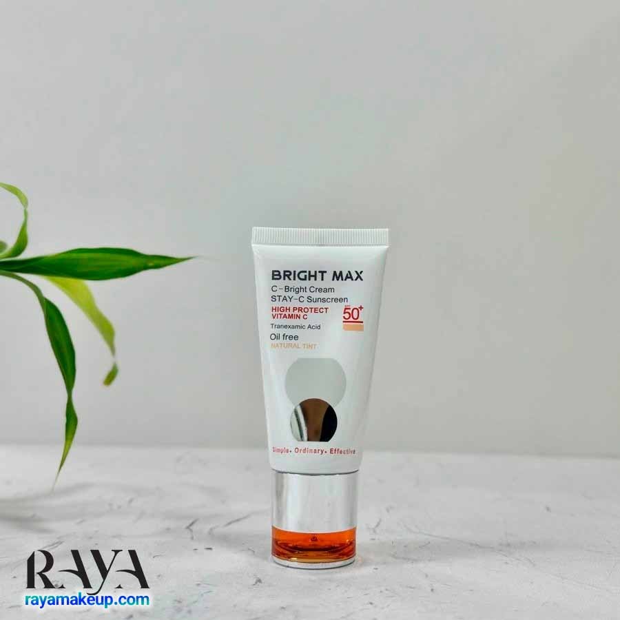 کرم ضد آفتاب رنگی سی برایت حاوی ویتامین سی برایت مکس Bright Max C Bright Stay C Sunscreen Cream SPF50