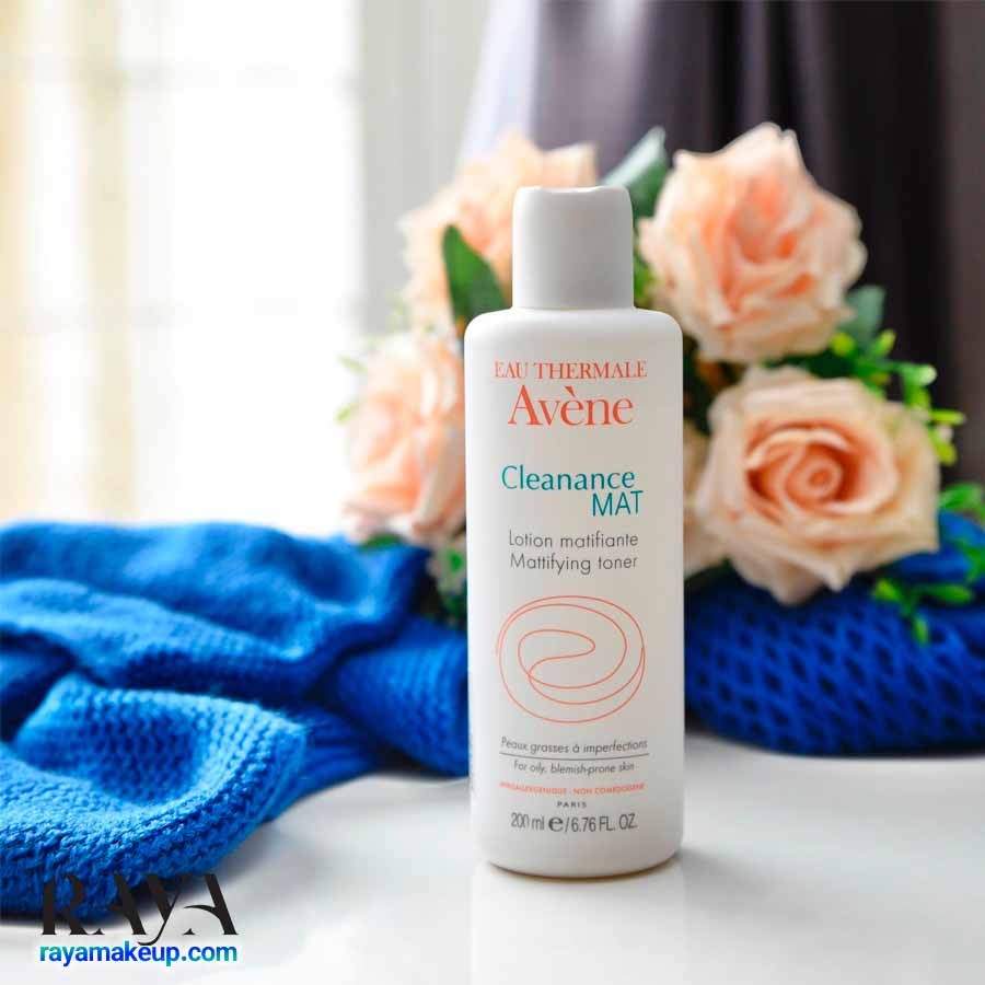 تونر لوسیون مات کننده و تسکین دهنده پوست مدل کلینانس مت اون Eau Thermale Avène Cleanance MAT Mattifying Lotion Toner