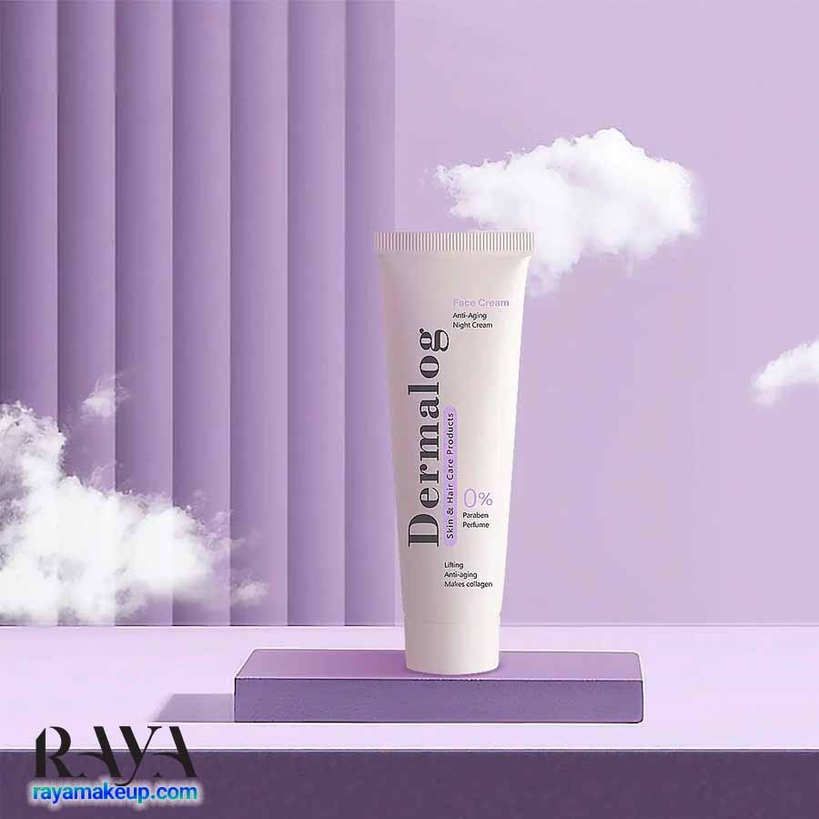 کرم شب ضد چروک درمالوگ مدل آنتی ایجینگ نایت  Dermalog Anti Aging Night Face Cream