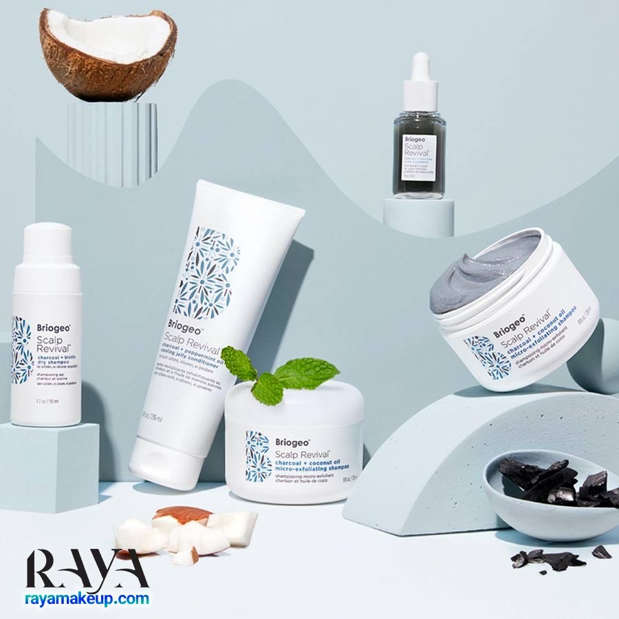 شامپو لایه بردار برایجیو مدل اسکالپ رویوال Briogeo Scalp Revival Charcoal + Coconut Oil Micro-Exfoliating Shampoo