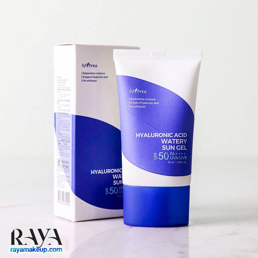 ضد آفتاب هیالورونیک اسید واتری سان ژل ایزنتری ++++ Isntree Hyaluronic Acid Watery Sun Gel SPF50+ PA