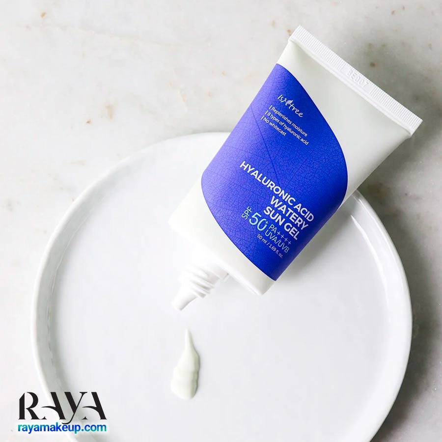 ضد آفتاب هیالورونیک اسید واتری سان ژل ایزنتری ++++ Isntree Hyaluronic Acid Watery Sun Gel SPF50+ PA