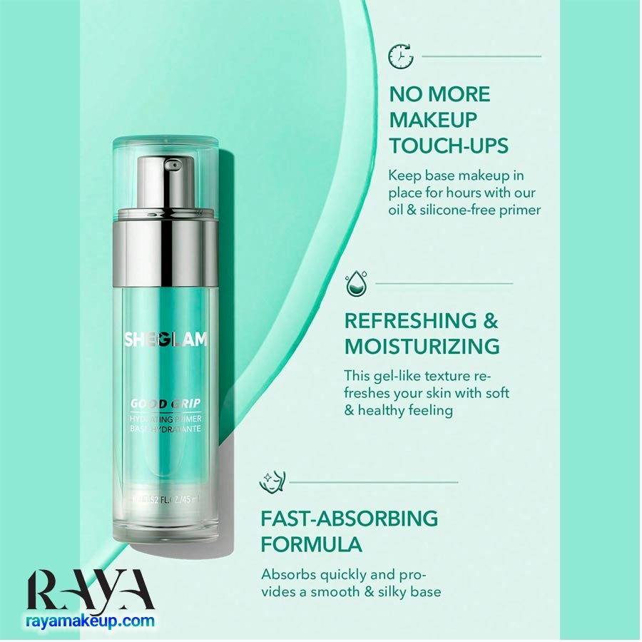 پرایمر آبرسان صورت شیگلم مدل گود گریپ Sheglam Good Grip Hydrating Primer
