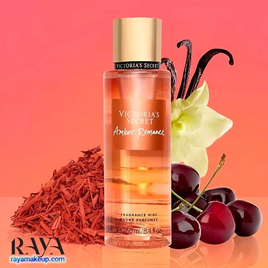 بادی اسپلش ویکتوریا سکرت مدل امبر رومنس Victoria's Secret Amber Romance Body Mist (Amber Romance Fragrance Mist)