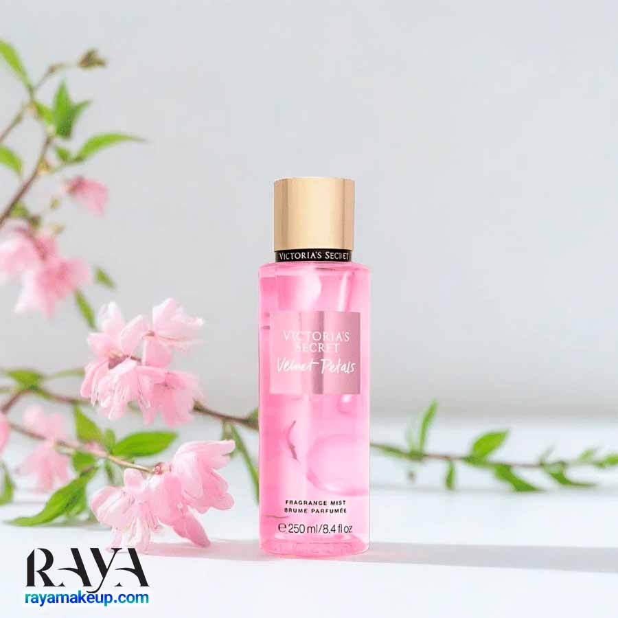 بادی اسپلش ویکتوریا سکرت مدل ولوت پتالز Victoria's Secret Velvet Petals Fragrance Body Mist
