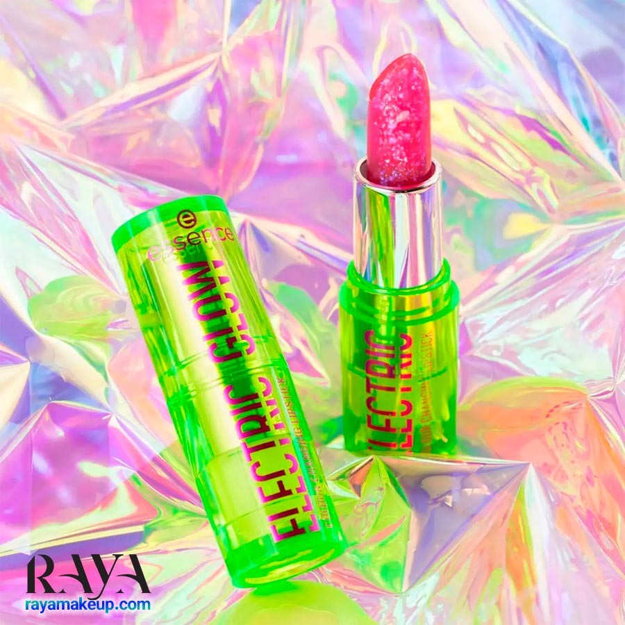 رژ لب حرارتی تغییر دهنده رنگ اسنس مدل الکتریک گلو Essence Electric Glow Colour Changing Lipstick