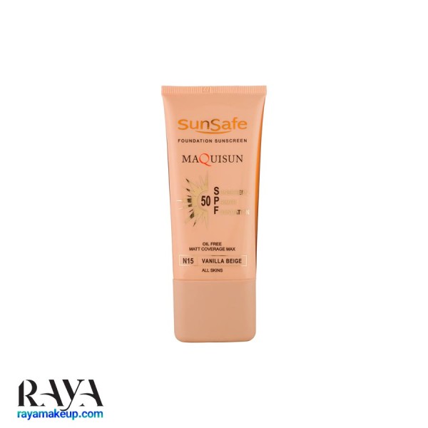تصویر ضد آفتاب کرم پودری و پرایمری سان سیف فاقد چربی با SPF50 
