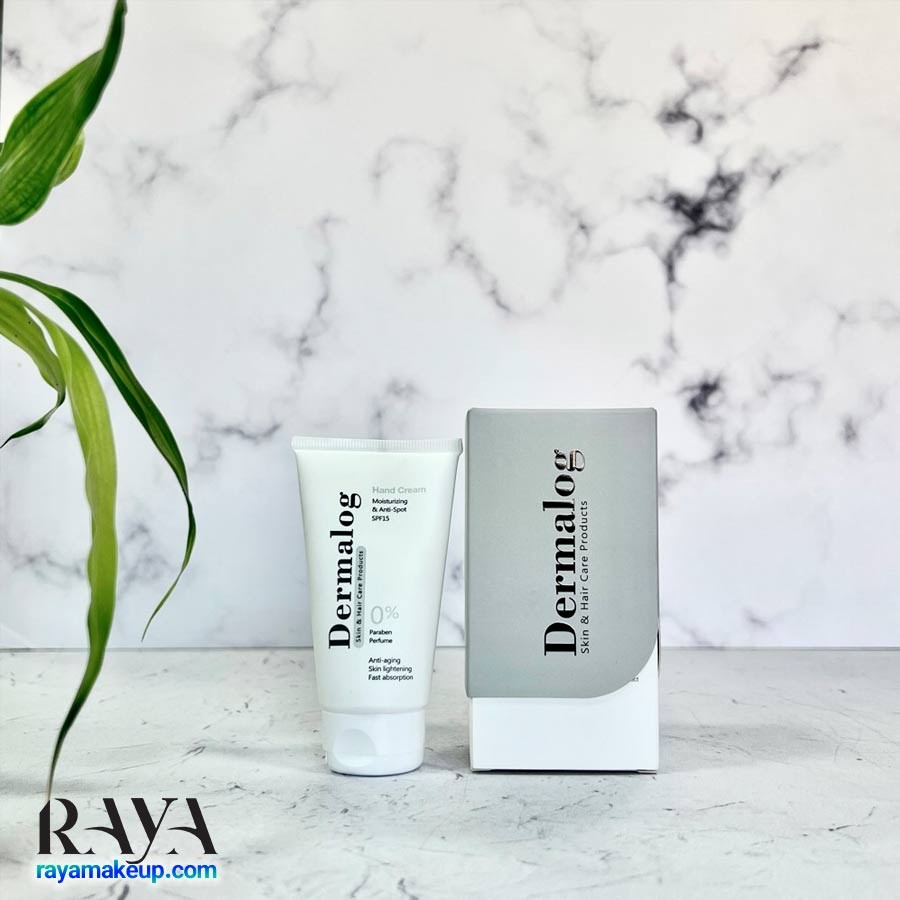 کرم دست مرطوب کننده و ضد لک درمالوگ Dermalog Moisturizing Anti Spot Hand Cream SPF15 