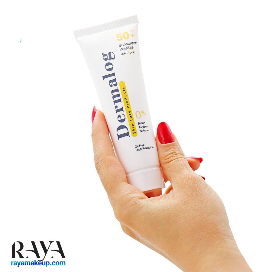 کرم ضد آفتاب رنگی روشن و فاقد چربی درمالوگ +Dermalog Oil Free Light Tinted Sunscreen Cream SPF50