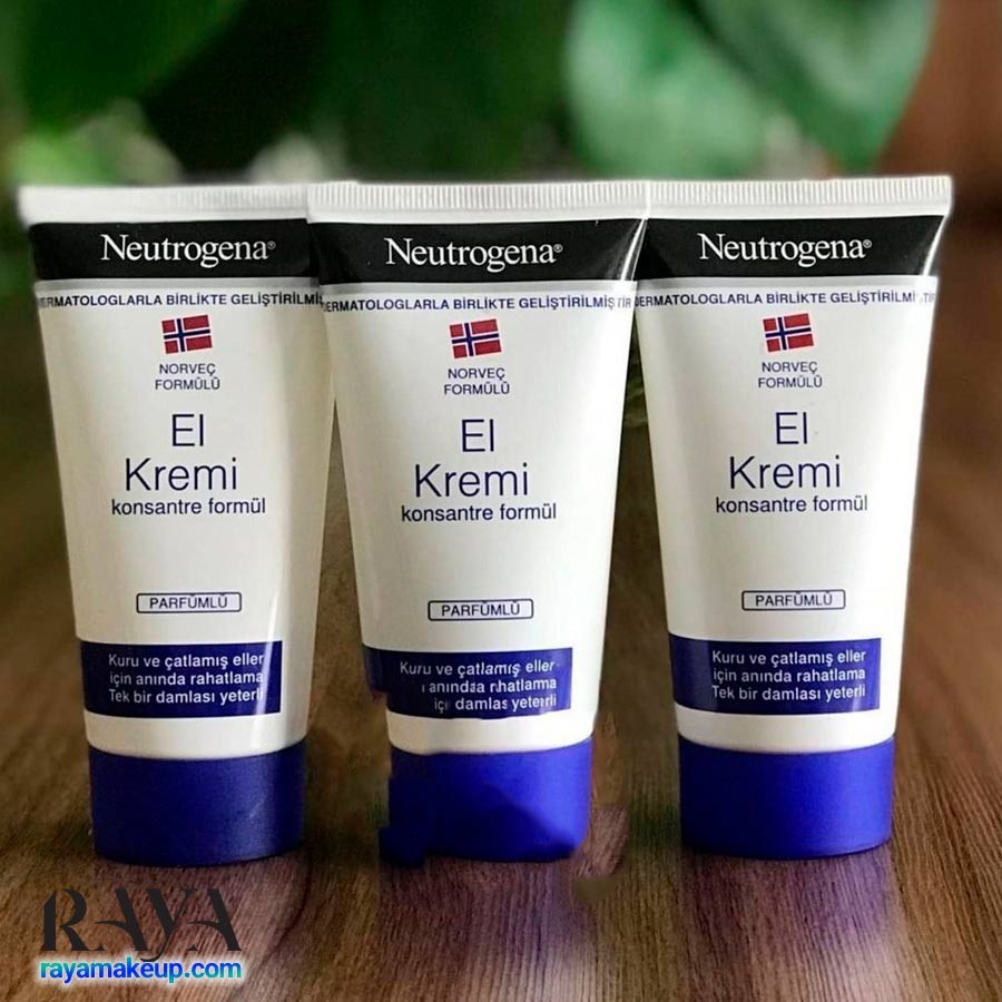 کرم دست مرطوب کننده معطر نوتروژینا مخصوص پوست خشک با فرمول نروژی Neutrogena Norveç Formülü El Kremi Konsantre Formüllü Parfümlü