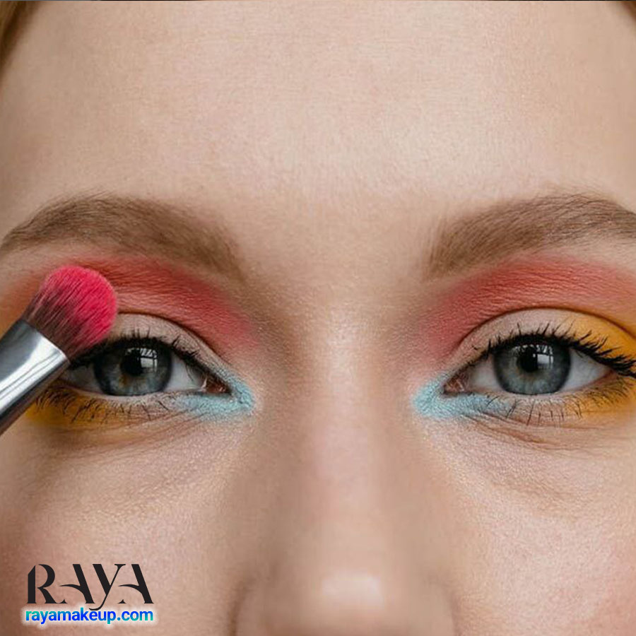 آموزش نحوه استفاده حرفه ای از سایه چشم