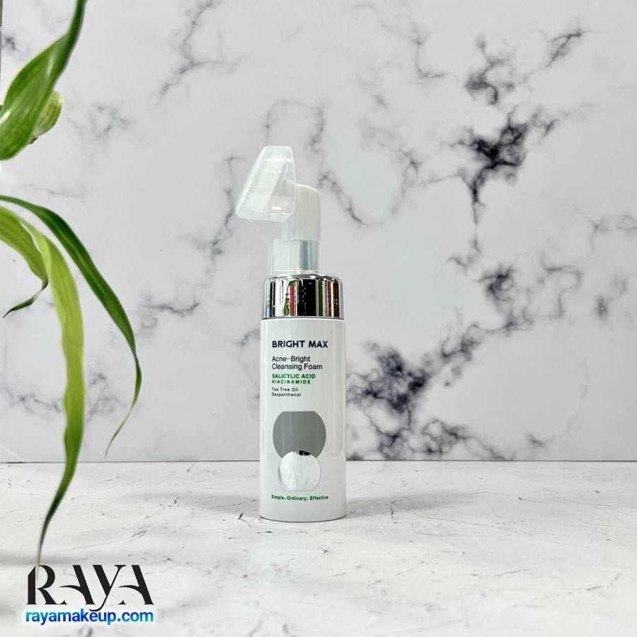 فوم شستشوی صورت آکنه برایت مکس مناسب پوست چرب Bright Max Acne Bright Cleansing Foam