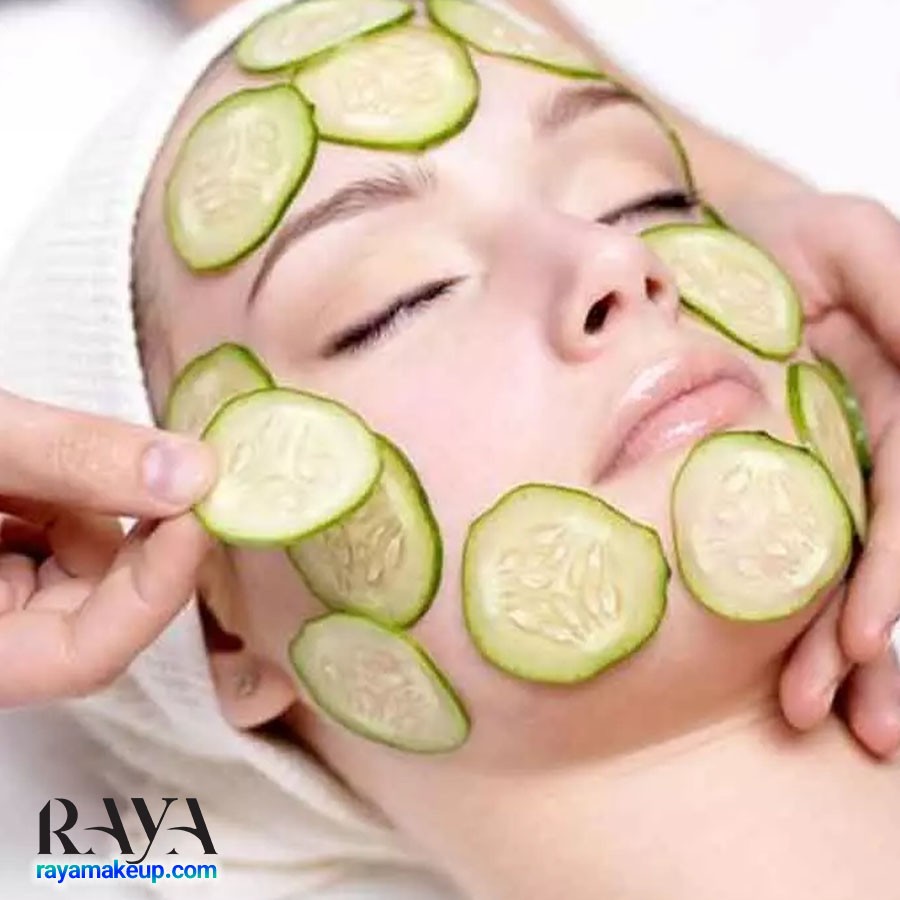 آموزش 25 روش آسان برای تهیه ماسک صورت خیار در خانه	