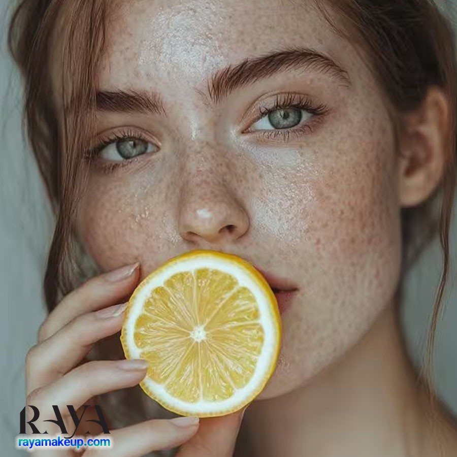 آموزش بهترین ماسک های صورت خانگی با لیمو 	