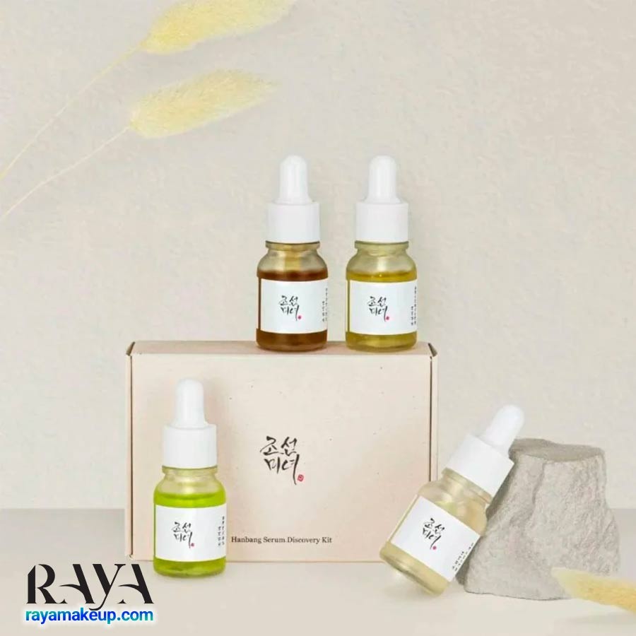 کیت سرم 4 عددی مینی هانبانگ بیوتی آف جوسان دیسکاوری کیت Beauty of Joseon Hanbang Serum Discovery Kit