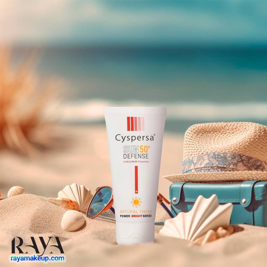 کرم ضد آفتاب رنگی روشن کننده پوست سیسپرسا Cyspersa Tinted Power Bright Series Sunscreen Cream SPF50