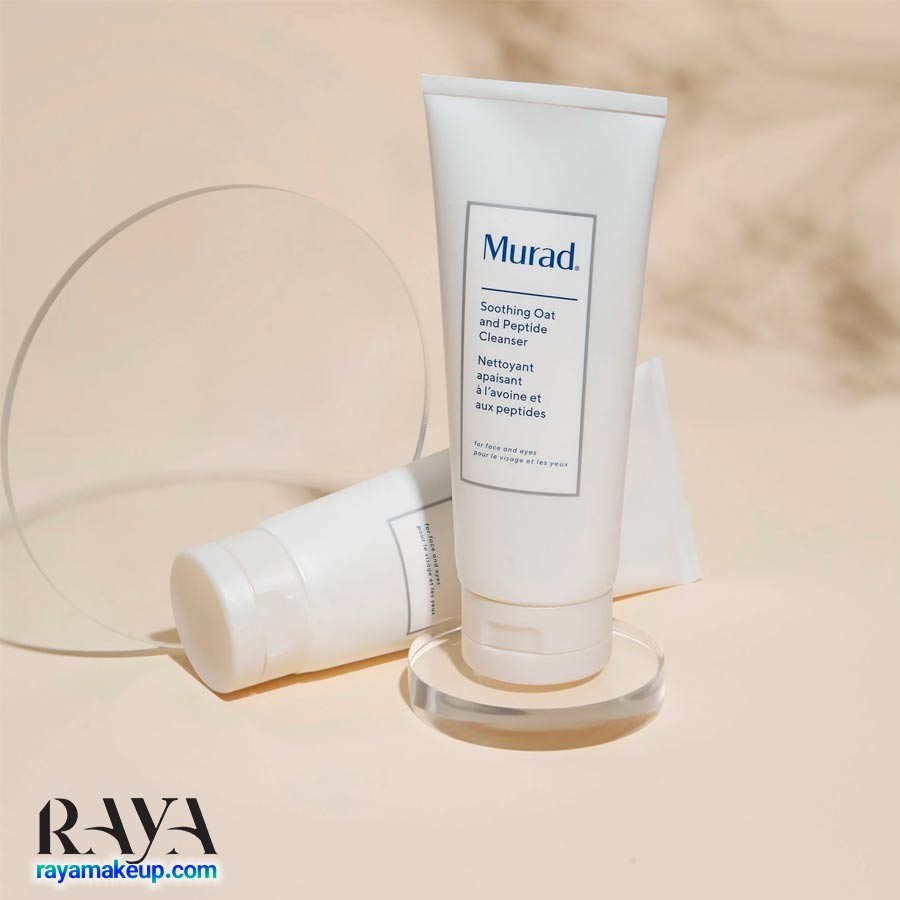 کلینزر پاک کننده دکتر مورد حاوی جو دوسر و پپتید Murad Soothing Oat and Peptide Cleanser 