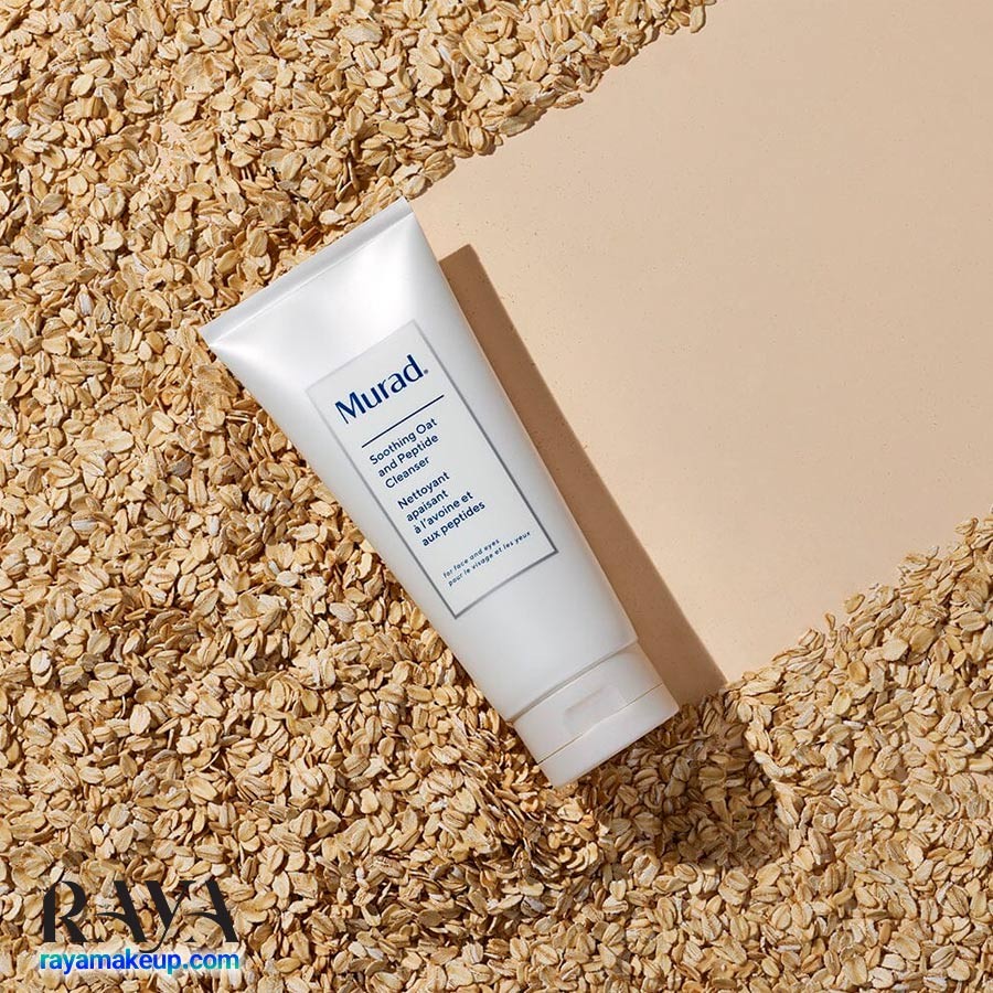 کلینزر پاک کننده دکتر مورد حاوی جو دوسر و پپتید Murad Soothing Oat and Peptide Cleanser 