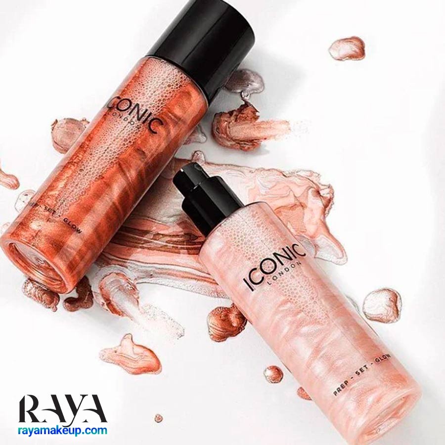 اسپری فیکس آیکونیک لندن زیرساز، تثبیت و درخشان کننده  Iconic London Prep-Set-Glow Setting Spray