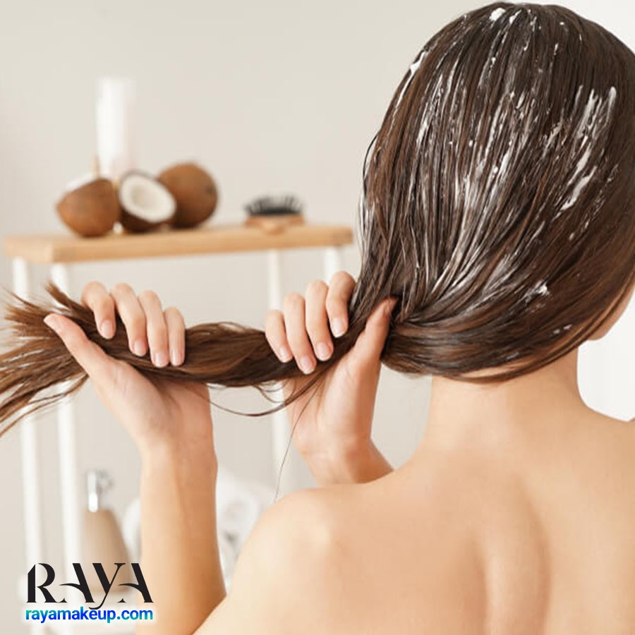 چگونه در خانه با روغن نارگیل یک اسپری موی ضد وز تهیه کنیم؟	