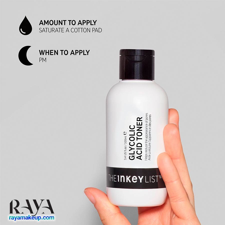 تونر گلیکولیک اسید اینکی لیست لایه بردار و روشن کننده The Inkey List Glycolic Acid Toner