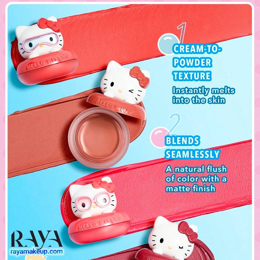 رژگونه کرمی هلو کیتی شیگلم Hello Kitty X Sheglam Coastal Charm Cream Blush 