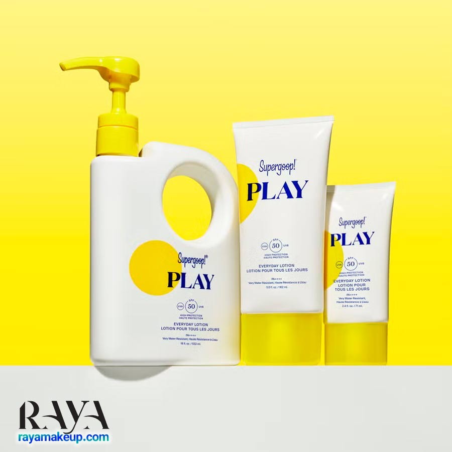لوسیون ضد آفتاب صورت و بدن سوپرگوپ Supergoop PLAY Everyday Lotion SPF 50