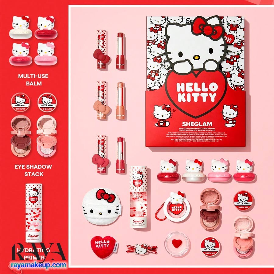 ست کامل کلکسیونی شیگلم هلو کیتی Hello Kitty Sheglam Full Collection Set