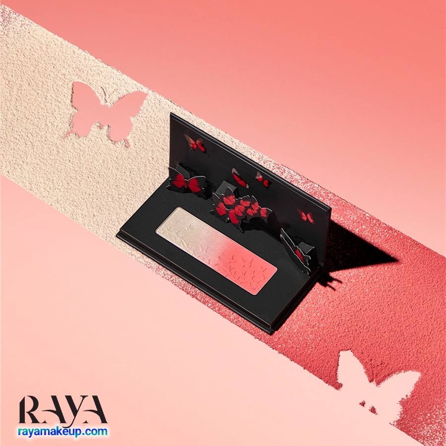 رژگونه و هایلایتر پروانه زرشکی شیگلم Sheglam Monarch Wings Ombre Blush and Highlighter