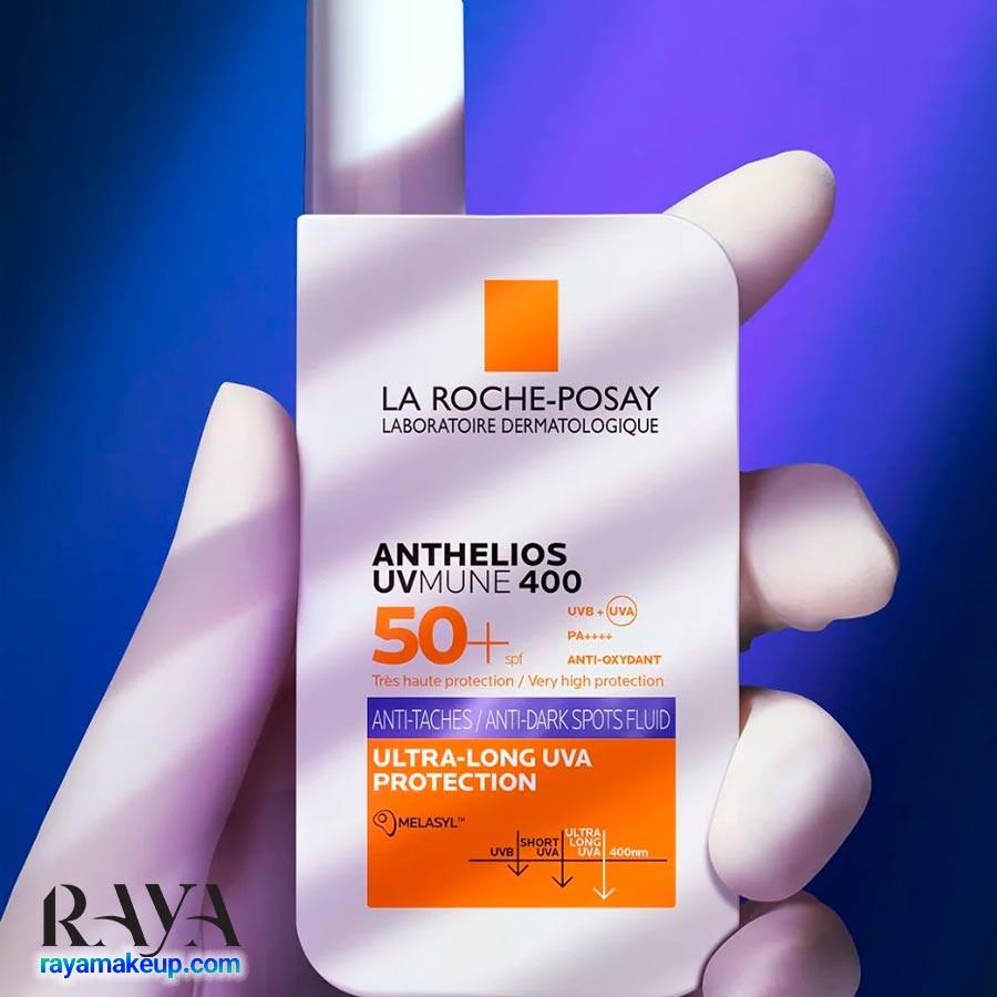 فلوئید ضد آفتاب ضد لک لاروش پوزای آنتلیوس La Roche Posay Anthelios Anti-Dark Spots Facial SPF50+ Fluid