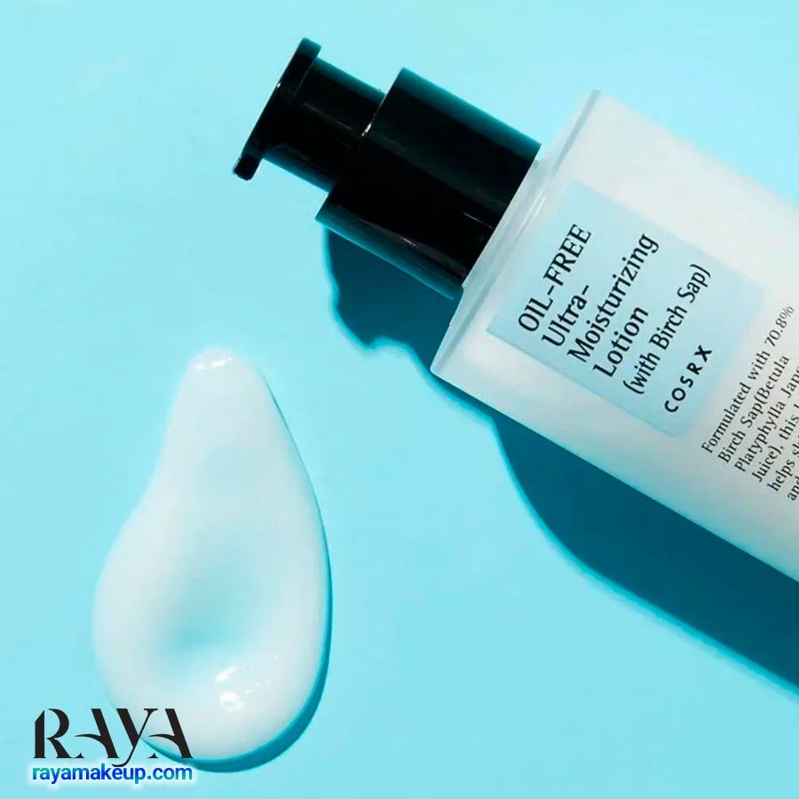 لوسیون مرطوب کننده و آبرسان فاقد چربی کوزارکس حاوی شیره درخت توس Cosrx Oil-Free Ultra-Moisturizing Lotion with Birch Sap