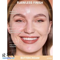 کوشن کرم‌ پودر 48 ساعته شیگلم مدل Lock & Go رنگ Buttercream