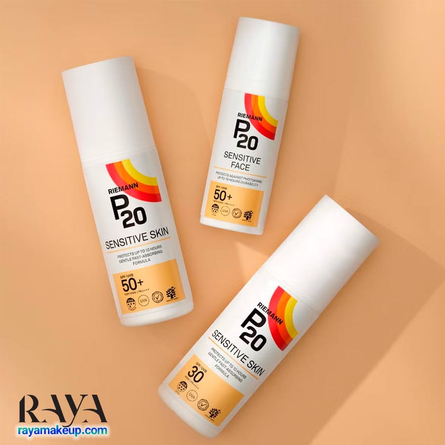 کرم ضد آفتاب ریمن پی 20 مناسب پوست حساس Riemann P20 Sensitive Skin SPF 50