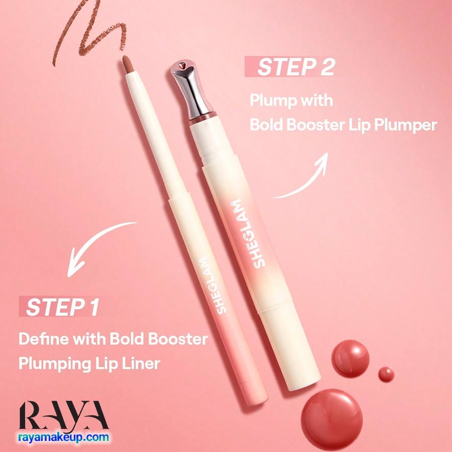 لیپ پلامپر حجم دهنده لب شیگلم مدل بولد بوستر Sheglam Bold Booster Lip Plumper